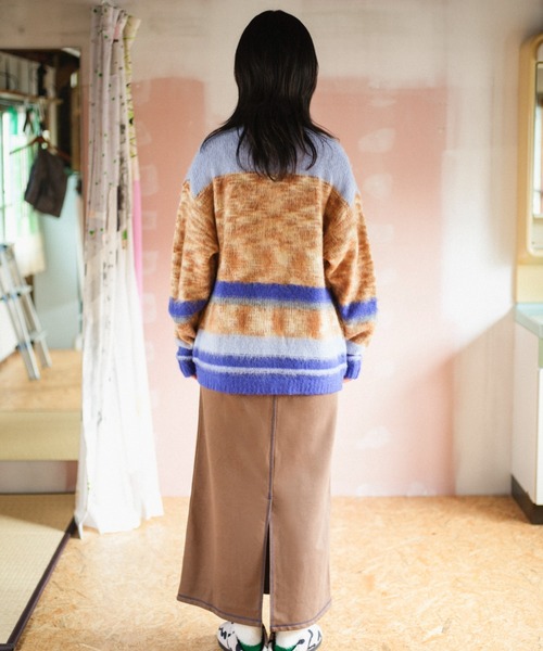 PAMM（パム）の「汽水域のニットカーディガン（カーディガン/ボレロ・レディース・グリーン/ブルー系・フリー）」の21枚目の写真