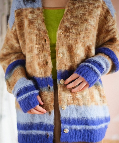 汽水域のニットカーディガン（カーディガン/ボレロ）｜PAMM（パム）の