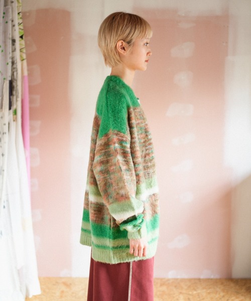 汽水域のニットカーディガン（カーディガン/ボレロ）｜PAMM（パム）の