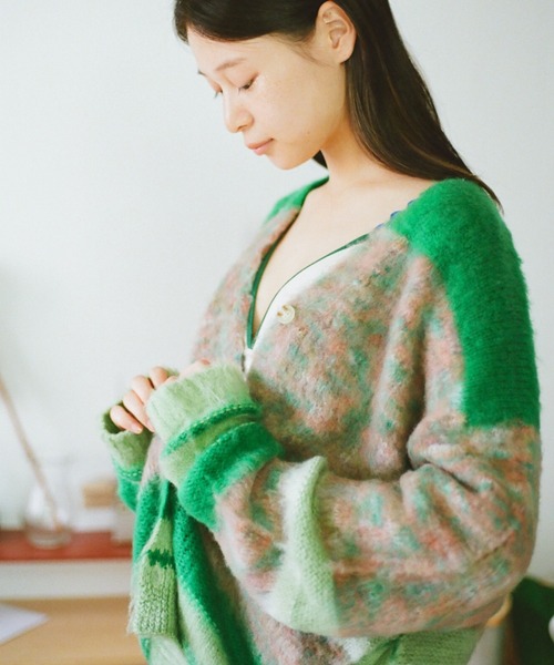 汽水域のニットカーディガン（カーディガン/ボレロ）｜PAMM（パム）の