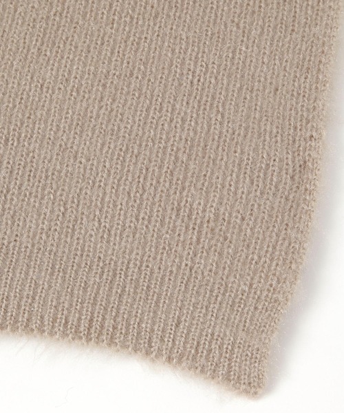 FOUND GOOD（ファウンドグッド）の「シャギーニットマフラー（マフラー・レディース・ネイビー/ベージュ・FREE）」の7枚目の写真