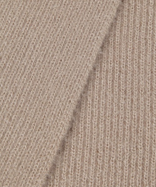 FOUND GOOD（ファウンドグッド）の「シャギーニットマフラー（マフラー・レディース・ネイビー/ベージュ・FREE）」の8枚目の写真