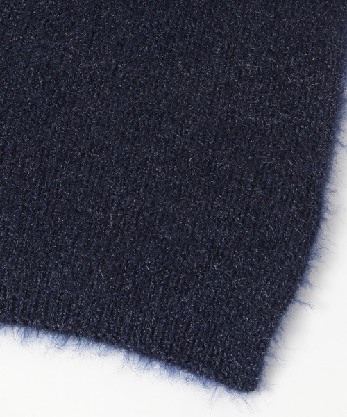 FOUND GOOD（ファウンドグッド）の「シャギーニットマフラー（マフラー・レディース・ネイビー/ベージュ・FREE）」の9枚目の写真