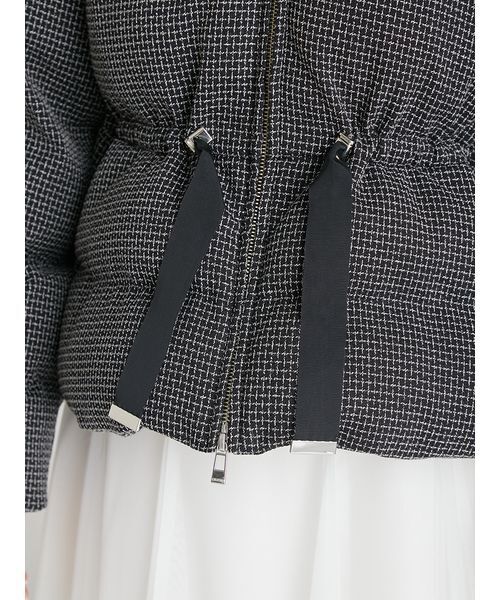 CELFORD（セルフォード）の「ファー襟付きツイードショートコート（ダウンジャケット/コート・レディース・ブラック/アイボリー・38/36）」の10枚目の写真