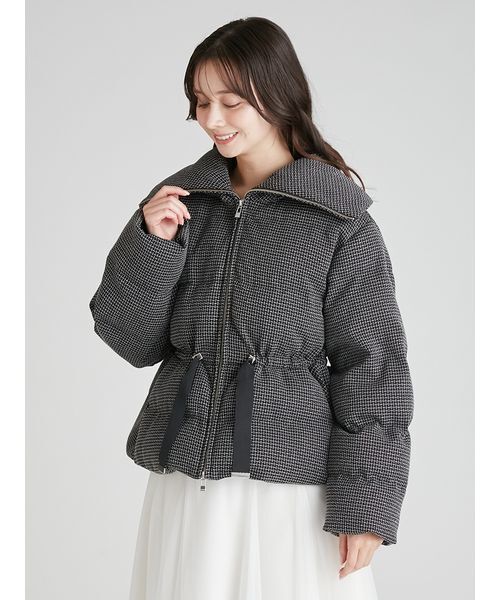 CELFORD（セルフォード）の「ファー襟付きツイードショートコート（ダウンジャケット/コート・レディース・ブラック/アイボリー・38/36）」の17枚目の写真