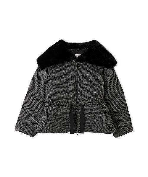 CELFORD（セルフォード）の「ファー襟付きツイードショートコート（ダウンジャケット/コート・レディース・ブラック/アイボリー・38/36）」の19枚目の写真