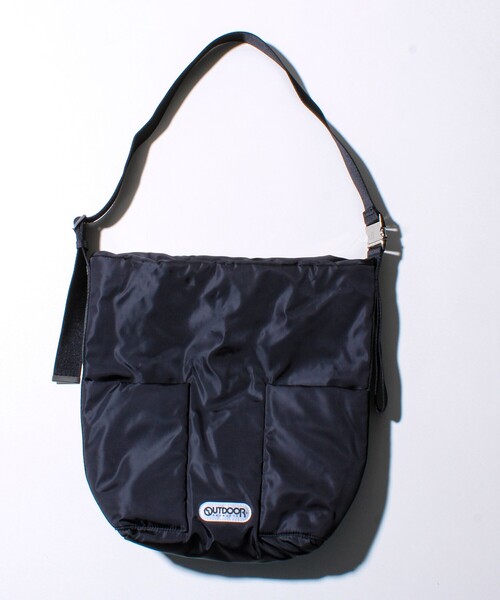 OUTDOOR PRODUCTS(アウトドアプロダクツ)の「【OUTDOOR PRODUCTS】Puff Tote(ショルダーバッグ・メンズ・ブラック・FREE)」の1枚目の写真