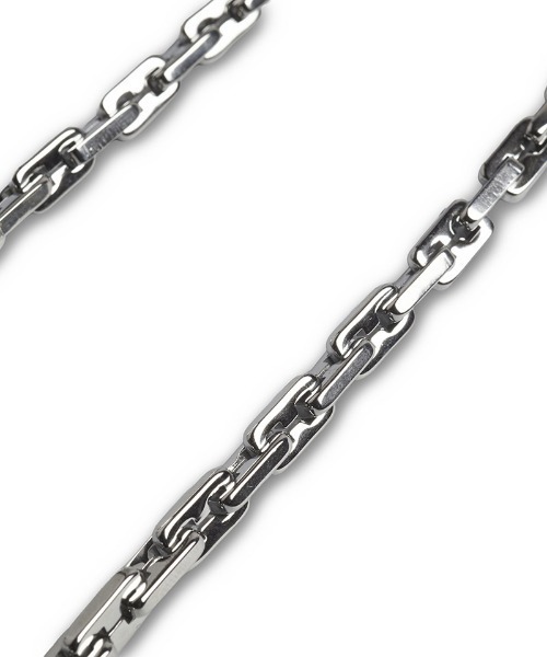 NO ID.(ノーアイディ)の「an2049-スクエアアンカーチェーンネックレス(857170-372A)(ネックレス・メンズ・シルバー・ONE SIZE)」の7枚目の写真