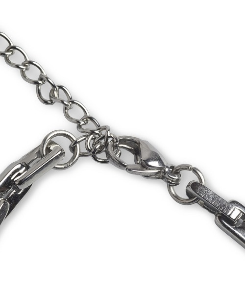 NO ID.(ノーアイディ)の「an2049-スクエアアンカーチェーンネックレス(857170-372A)(ネックレス・メンズ・シルバー・ONE SIZE)」の9枚目の写真