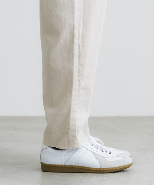 quadro(クオドロ)の「チノクロスストレッチ両面起毛テーパードイージーパンツ(その他パンツ・レディース・キナリ/ブラック/マスタード・FREE)」の21枚目の写真