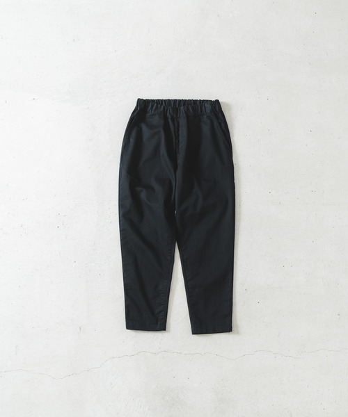 quadro(クオドロ)の「チノクロスストレッチ両面起毛テーパードイージーパンツ(その他パンツ・レディース・キナリ/ブラック/マスタード・FREE)」の5枚目の写真