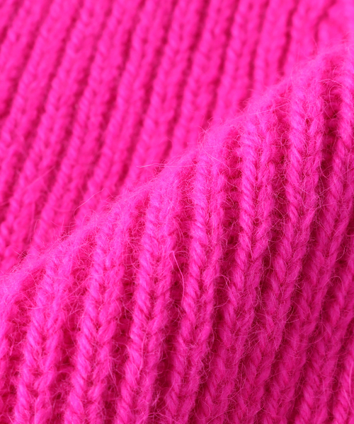 JOURNAL STANDARD（ジャーナルスタンダード）の「LE BONNET Beanie（ニットキャップ/ビーニー・メンズ・ピンク・FREE）」の3枚目の写真