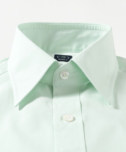 BEAMS F（ビームスエフ）の「コットン シャンブレー レギュラーカラーシャツ（シャツ/ブラウス・メンズ・ミント・38/39/42/41/40/37）」の4枚目の写真