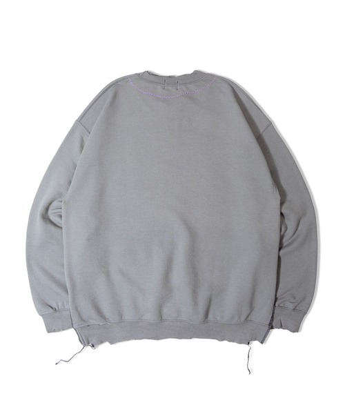THRIFTY LOOK(スリフティールック)の「Thrifty look ROSERY CREW-NECK SWEAT(スウェット・メンズ・ライトグレー/チャコール/ブラック・XL/L)」の6枚目の写真
