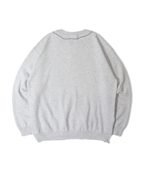 THRIFTY LOOK(スリフティールック)の「Thrifty look ROSERY CREW-NECK SWEAT(スウェット・メンズ・ライトグレー/チャコール/ブラック・XL/L)」の5枚目の写真