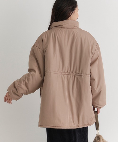 HONEYSUCKLE ROSE】中綿ミドル丈ジャケット (軽量 / 防風 / 保温