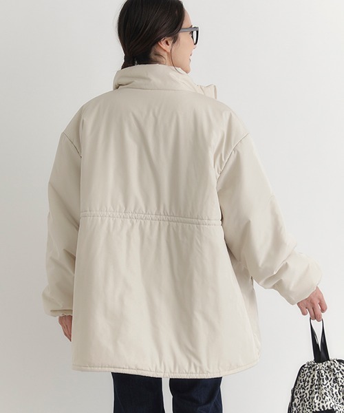 HONEYSUCKLE ROSE】中綿ミドル丈ジャケット (軽量 / 防風 / 保温