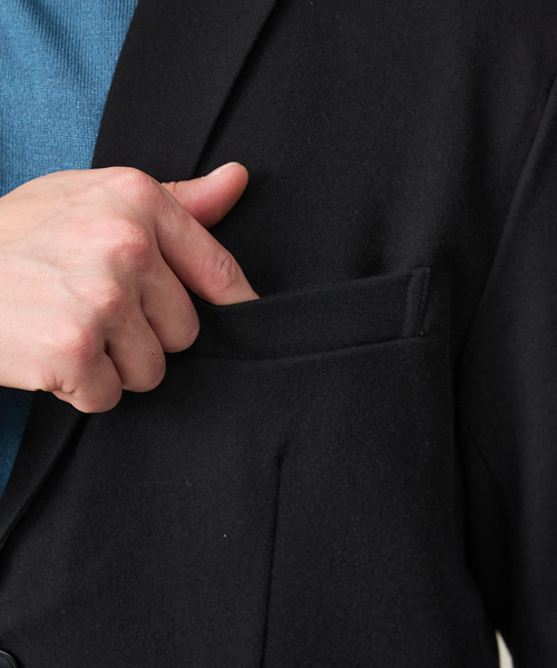 ABAHOUSE GRAY（アバハウスグレイ）の「【上下2点セット/WEB限定】WINTER SHIELD カシミヤタッチ セットアップ / スーツ（セットアップ・メンズ・ブラック/ブラウン/ネイビー/グレー・44/46/48/50）」の12枚目の写真