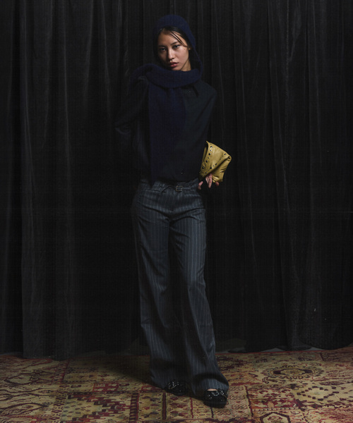 Gimaguas(ギマガス)の「Gimaguas / ギマガス TAILORED NICOLE TROUSERS(スラックス・レディース・グレー・32/34)」の2枚目の写真