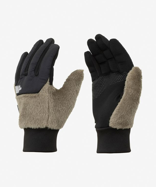 THE NORTH FACE（ザノースフェイス）の「THE NORTH FACE / ザノースフェイス デナリイーチップグローブ NN62522（手袋・メンズ・ベージュ/ブラック/オレンジ・LARGE）」の9枚目の写真