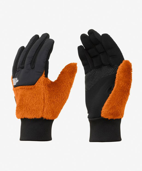 THE NORTH FACE（ザノースフェイス）の「THE NORTH FACE / ザノースフェイス デナリイーチップグローブ NN62522（手袋・メンズ・ベージュ/ブラック/オレンジ・LARGE）」の10枚目の写真