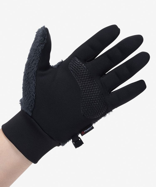 THE NORTH FACE（ザノースフェイス）の「THE NORTH FACE / ザノースフェイス デナリイーチップグローブ NN62522（手袋・メンズ・ベージュ/ブラック/オレンジ・LARGE）」の11枚目の写真