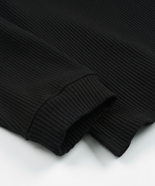 FRIZMWORKS（フリズムワークス）の「OVERSIZED WAFFLE POCKET TEE 002 _ BLACK（Tシャツ/カットソー・メンズ・その他・SMALL/MEDIUM/LARGE/X-LARGE）」の6枚目の写真