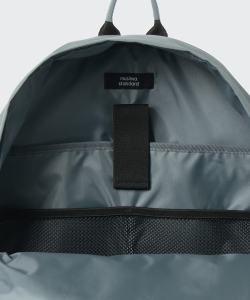 MUSINSA STANDARD（ムシンサスタンダード）の「クリンクルラウンドポケットバックパック[ブルーグレー]（バックパック/リュック・レディース・その他・FREE）」の6枚目の写真