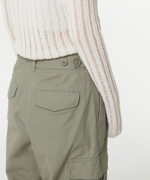MUSINSA STANDARD WOMAN（ムシンサスタンダードウーマン）の「ウィメンズワイドカーゴパンツ[セージ]（その他パンツ・レディース・その他・26/27/28/29/30/24/25）」の4枚目の写真
