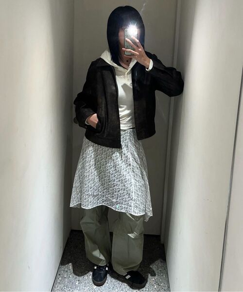 MUSINSA STANDARD WOMAN（ムシンサスタンダードウーマン）の「ウィメンズワイドカーゴパンツ[セージ]（その他パンツ・レディース・その他・26/27/28/29/30/24/25）」の10枚目の写真