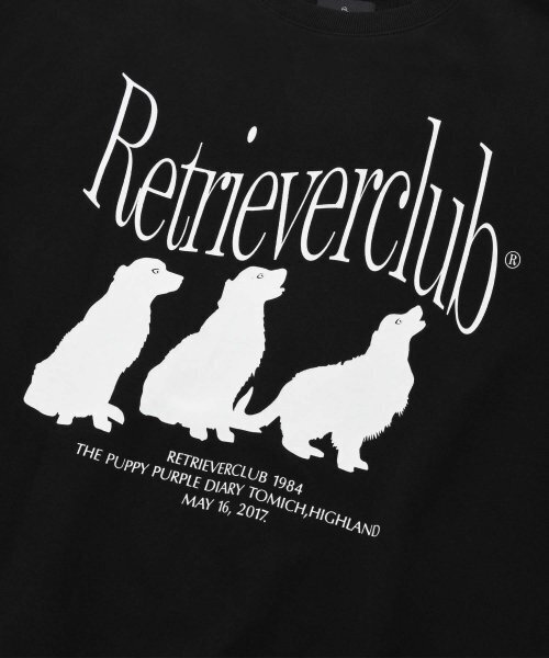 Retriever Club（レトリーバークラブ）の「SILHOUETTE RETRIEVER CREWNECK [BLACK]（スウェット・レディース・その他・SMALL/MEDIUM/LARGE/X-LARGE）」の5枚目の写真