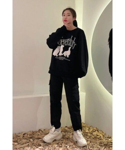 Retriever Club（レトリーバークラブ）の「SILHOUETTE RETRIEVER CREWNECK [BLACK]（スウェット・レディース・その他・SMALL/MEDIUM/LARGE/X-LARGE）」の11枚目の写真