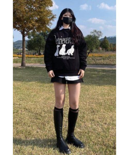 Retriever Club（レトリーバークラブ）の「SILHOUETTE RETRIEVER CREWNECK [BLACK]（スウェット・レディース・その他・SMALL/MEDIUM/LARGE/X-LARGE）」の8枚目の写真