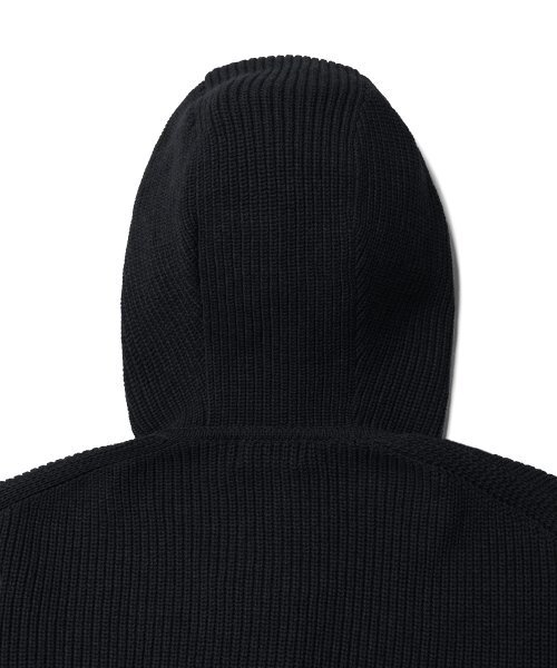 MUSINSA STANDARD（ムシンサスタンダード）の「リブニットフードパーカー[ブラック]（ニット/セーター・メンズ・その他・XX-LARGE/LARGE/MEDIUM/SMALL/X-LARGE）」の20枚目の写真