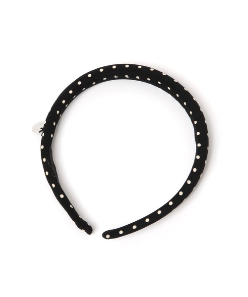 Heather（ヘザー）の「ドットカチューシャ　608742（カチューシャ・レディース・アイボリー/ブラック・ONE SIZE）」の3枚目の写真