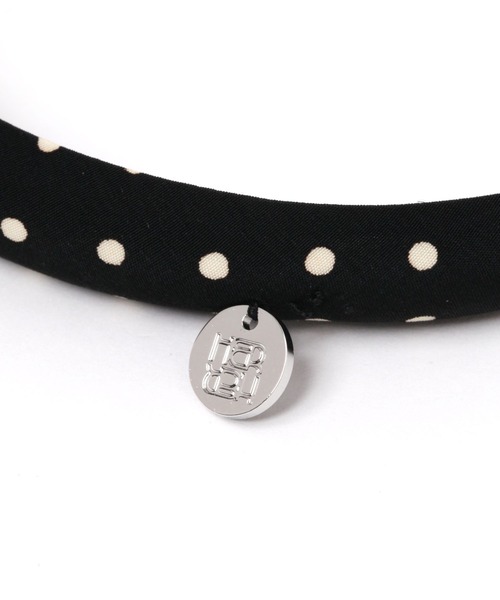 Heather（ヘザー）の「ドットカチューシャ　608742（カチューシャ・レディース・アイボリー/ブラック・ONE SIZE）」の5枚目の写真