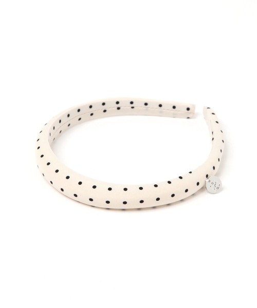 Heather（ヘザー）の「ドットカチューシャ　608742（カチューシャ・レディース・アイボリー/ブラック・ONE SIZE）」の14枚目の写真