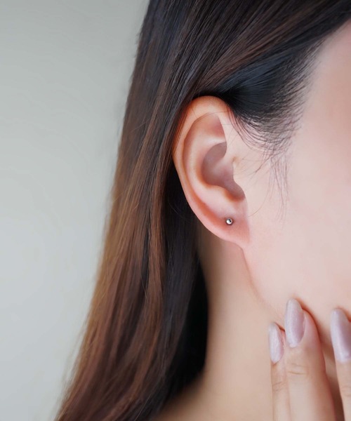 CERCA（チェルカ）の「saran jewelry/2way ショート デザイン チェーン ピアス/アレルギー対応（ピアス（両耳用）・レディース・ゴールド/シルバー・FREE）」の17枚目の写真