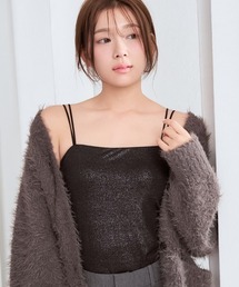 aimerfeel（エメフィール）の「ラメ ノンワイヤー ブラトップ（キャミソール）」