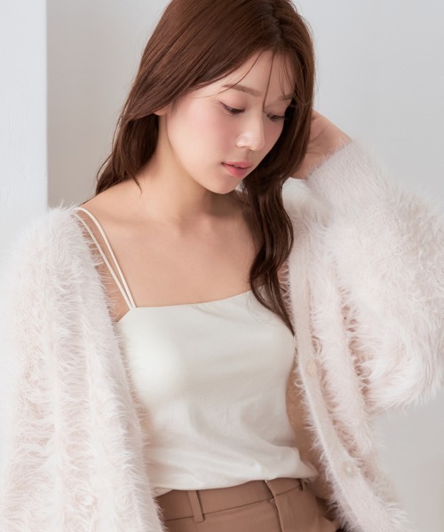 aimerfeel(エメフィール)の「ラメ ノンワイヤー ブラトップ(キャミソール・レディース・ブラック/オフホワイト・SMALL/MEDIUM/LARGE)」の15枚目の写真