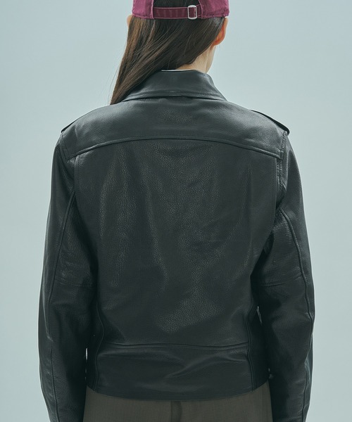セール】(SISII x GENE HEAVENS)LEATHER RIDERS JACKET（ライダース