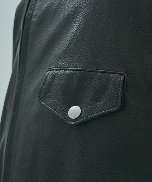 sisii（シシ）の「(SISII x GENE HEAVENS)LEATHER RIDERS JACKET（ライダースジャケット・レディース・ブラック・S）」の16枚目の写真