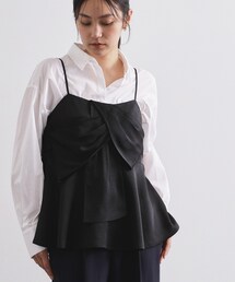 OPAQUE.CLIP | サテンキャミブラウス【洗濯機OK】(シャツ/ブラウス)