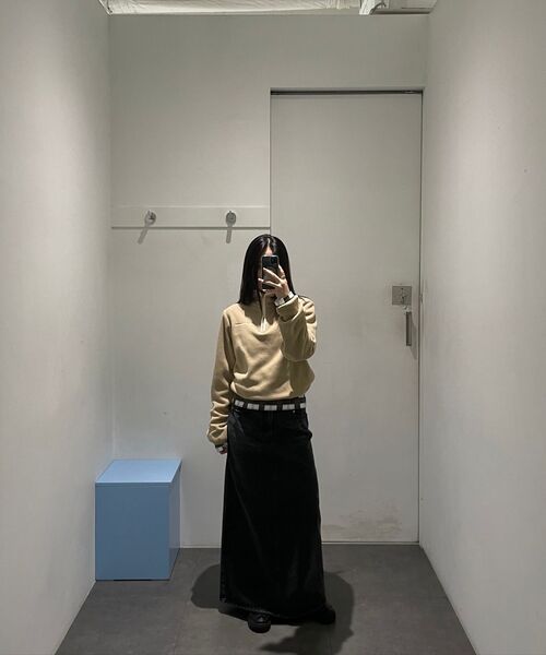 Rest&Recreation（レストアンドレクリエーション）の「DENIM MAXI SKIRT - BLACK（スカート・レディース・その他・MEDIUM/SMALL/X-SMALL）」の7枚目の写真