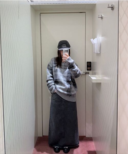 Rest&Recreation（レストアンドレクリエーション）の「DENIM MAXI SKIRT - BLACK（スカート・レディース・その他・MEDIUM/SMALL/X-SMALL）」の8枚目の写真