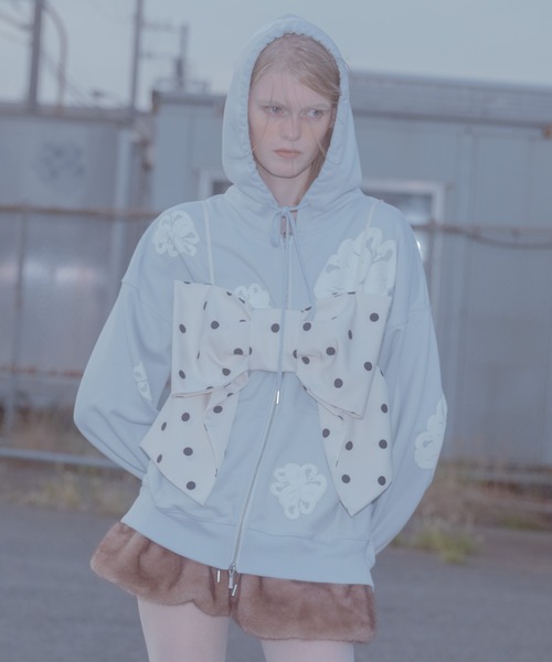 SORIN（ソリン ）の「SWAN Puff Print Hoodie/スワンパフプリント