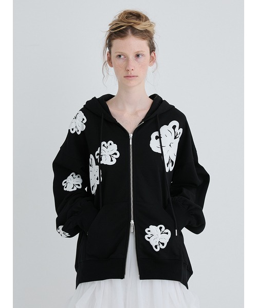 SORIN（ソリン ）の「SWAN Puff Print Hoodie/スワンパフプリント 