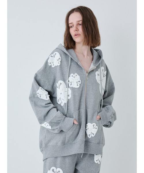 SORIN（ソリン ）の「SWAN Puff Print Hoodie/スワンパフプリント