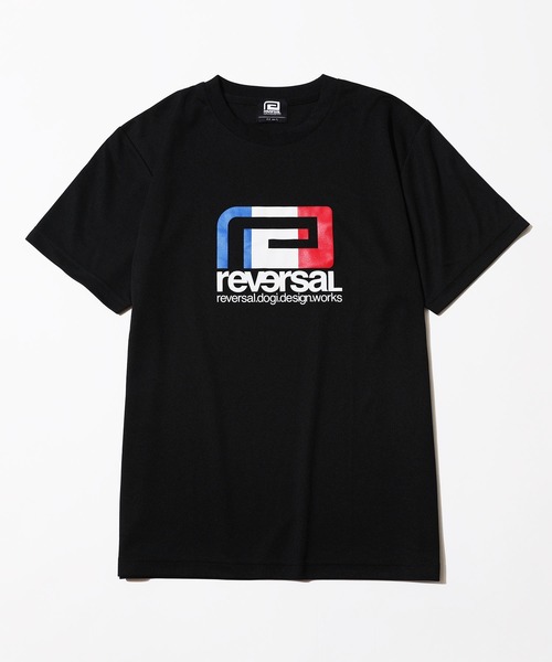 reversal.dogi.design.works（リバーサル・ドーギ・デザイン・ワークス）の「＜reversal/リバーサル＞Warfield BIG MARK FRANCE DRY TEE（Tシャツ/カットソー・メンズ・ブラック・MEDIUM/LARGE/X-LARGE/XX-LARGE）」の7枚目の写真