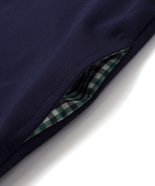 WASK（ワスク）の「襟付き裏チェックトレーナー（スウェット・キッズ・ネイビー/ベージュ・140cm/150cm/160cm/130cm）」の9枚目の写真